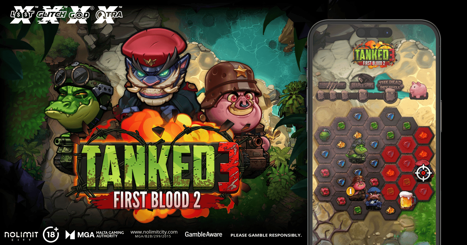 Tanked 3: First Blood 2 slot by Nolimit City